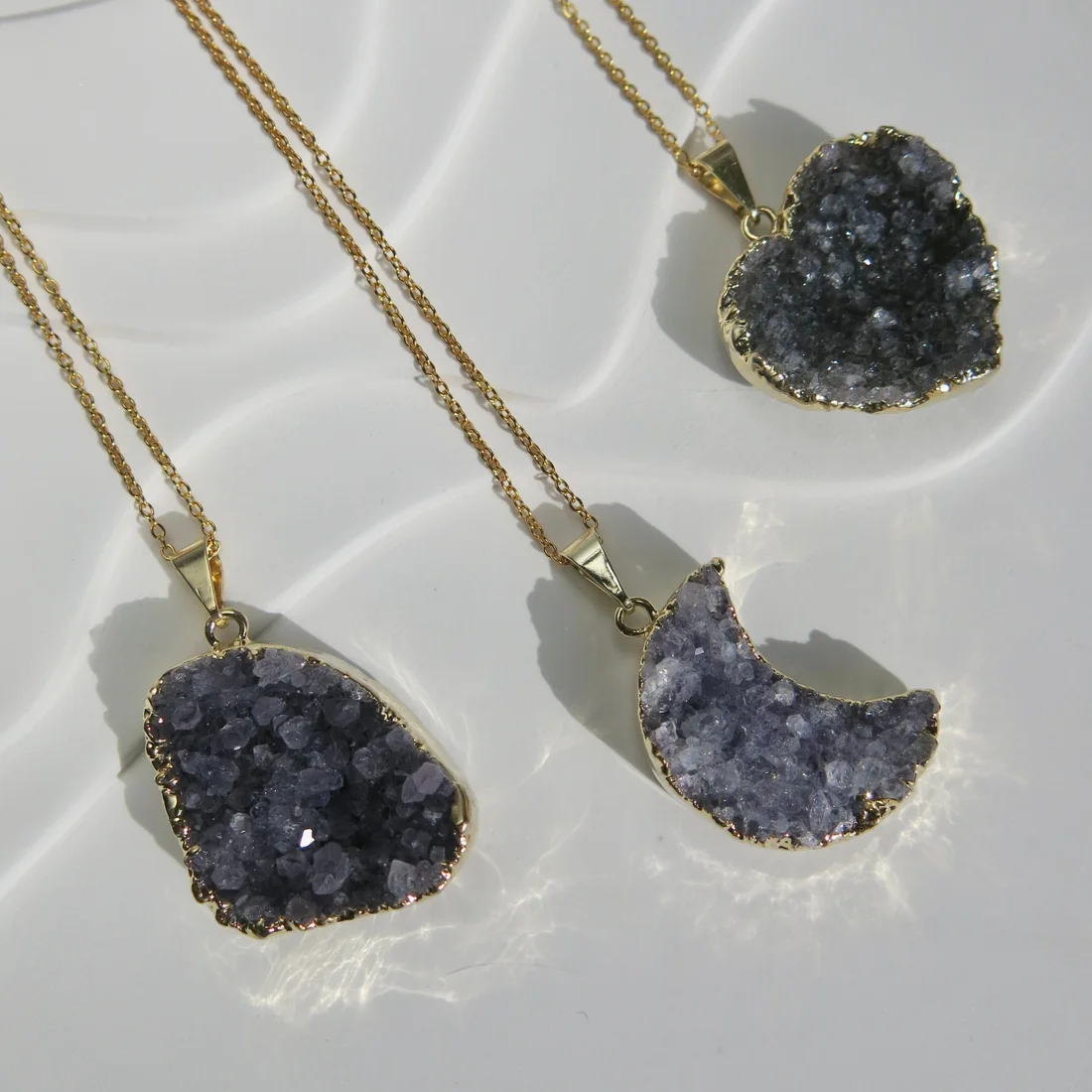 Amethyst Cluster Necklace