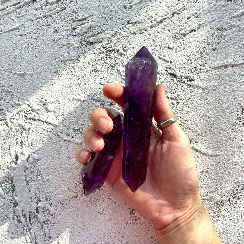 Amethyst Double Terminated point