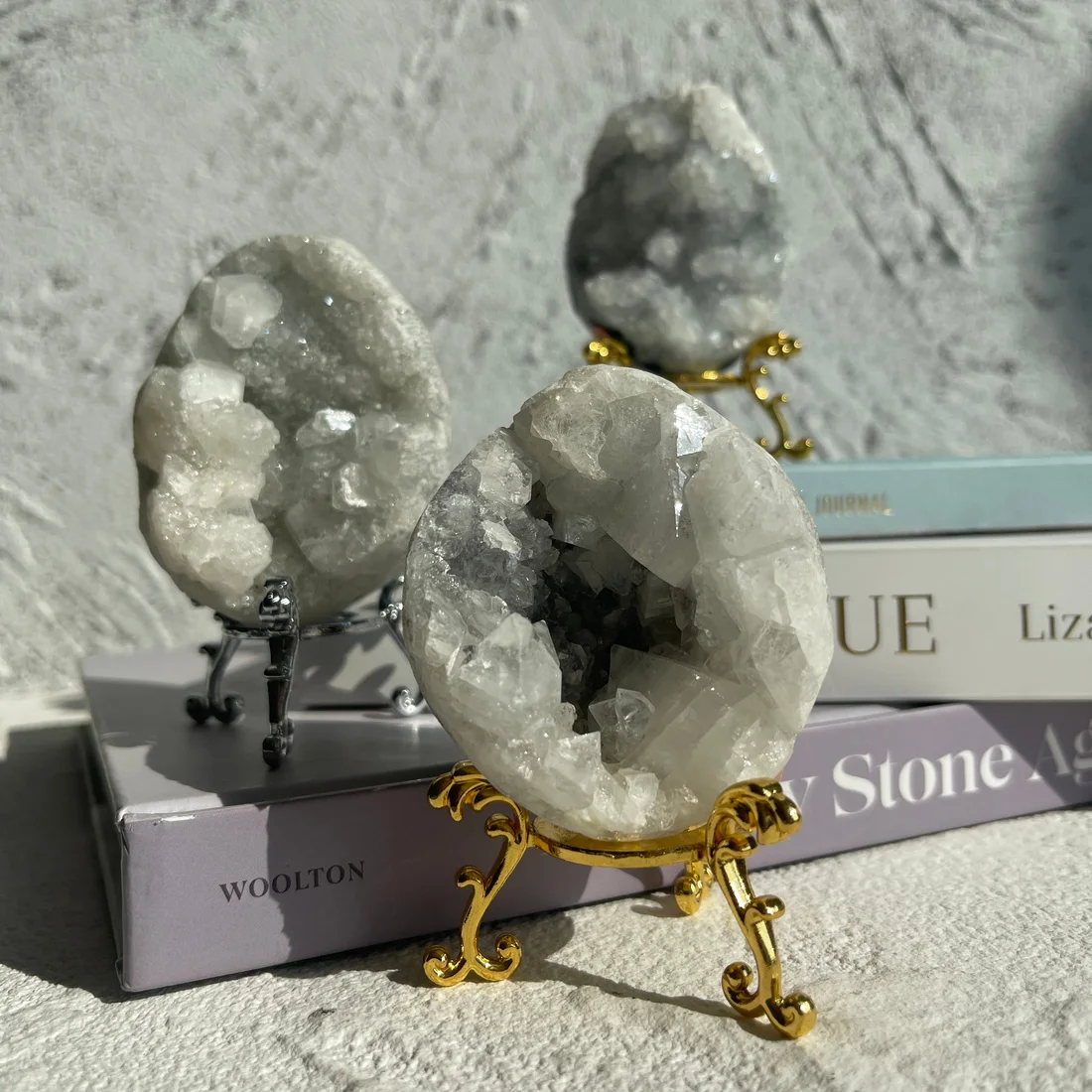 Apophyllite with Zeolite Egg