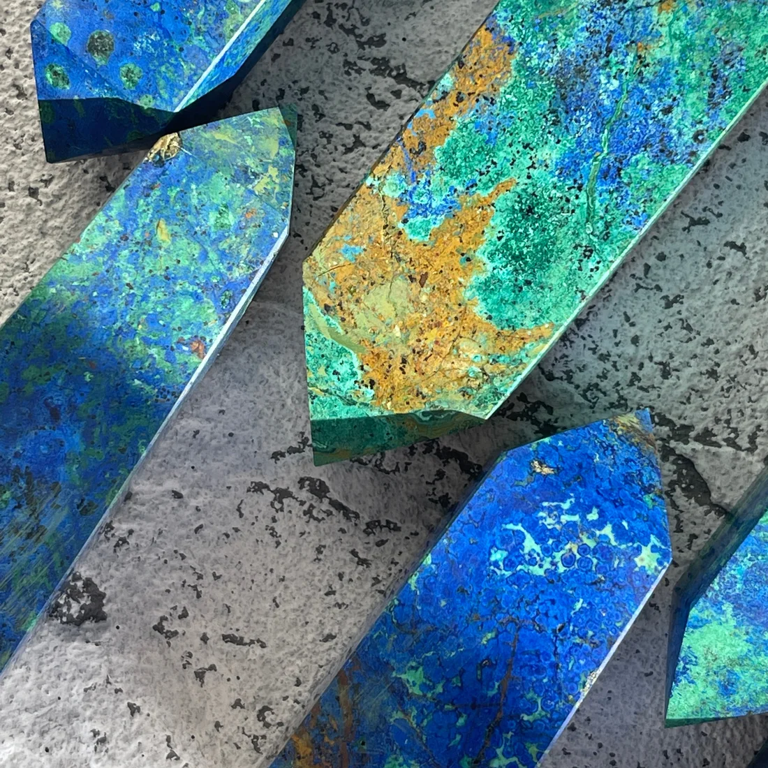 Azurite Malachite Point | DRC