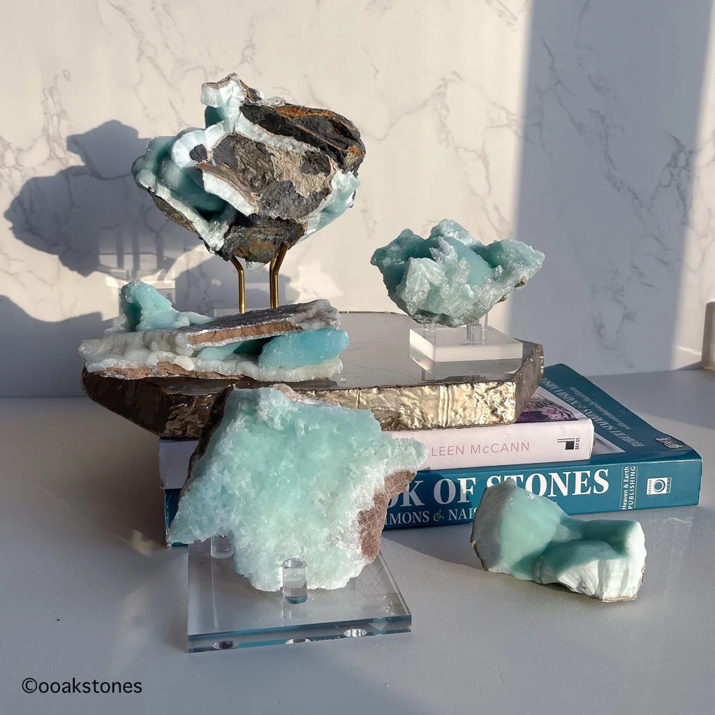 Blue Aragonite Specimen