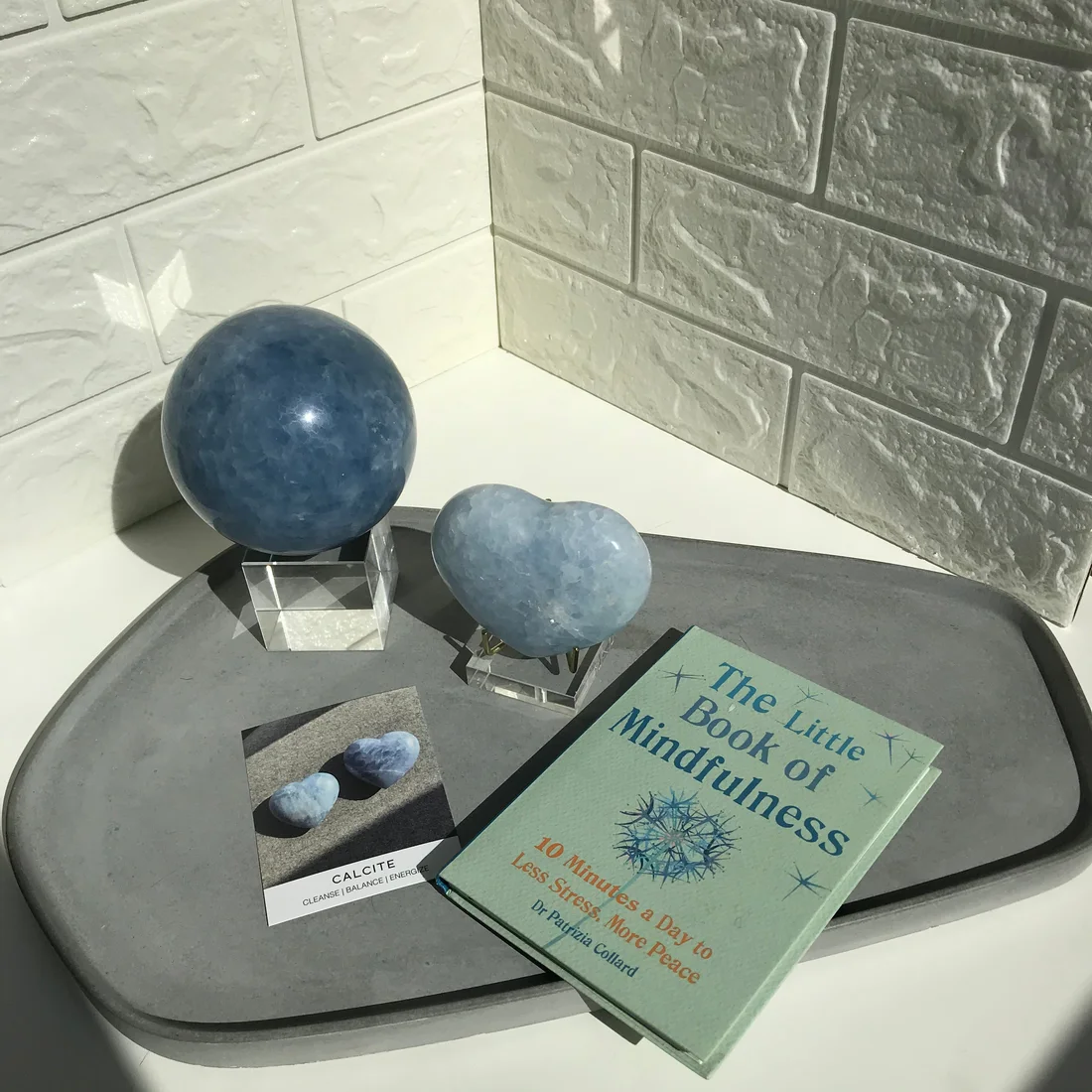 Blue Calcite Sphere | Madagascar