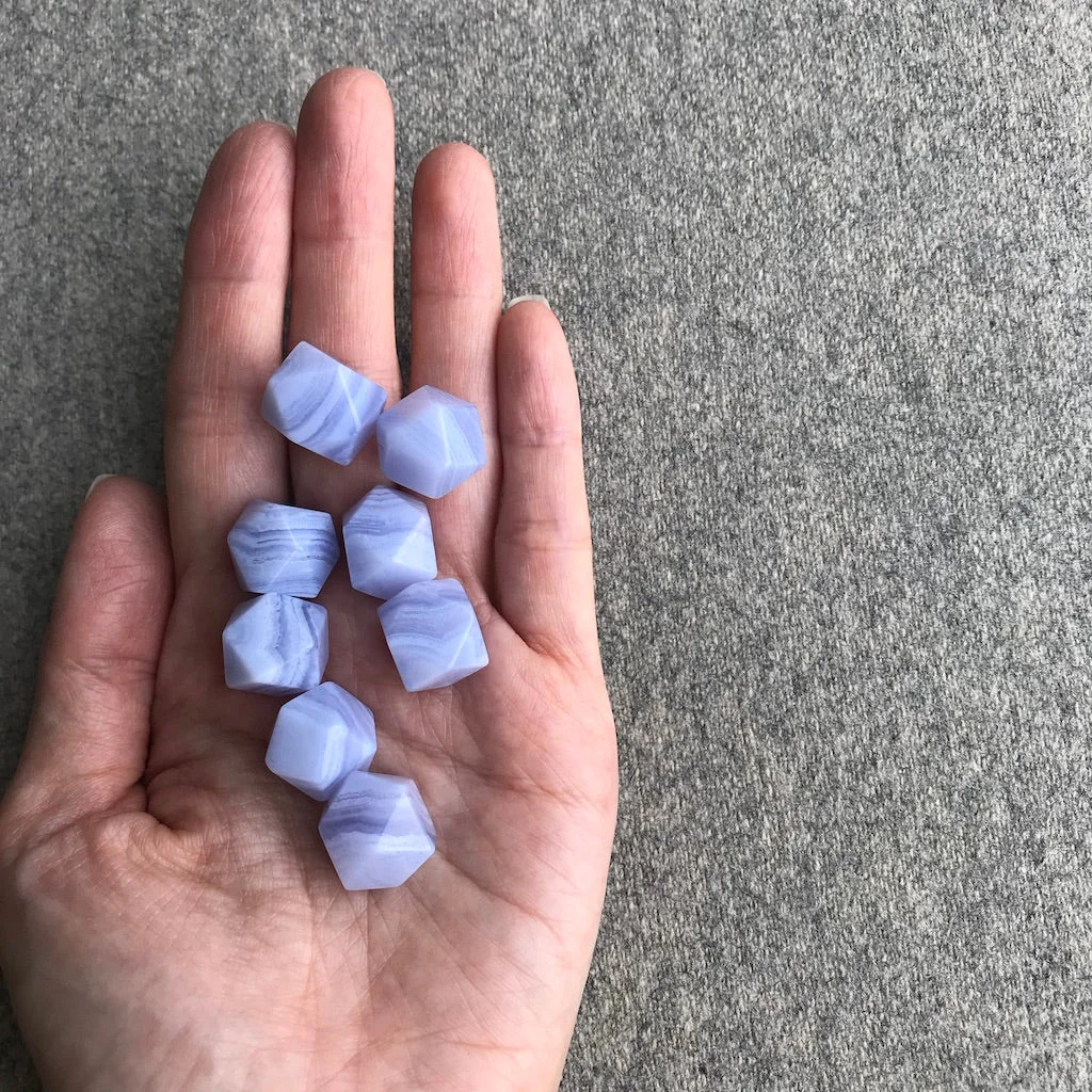 Blue Lace Agate polygon