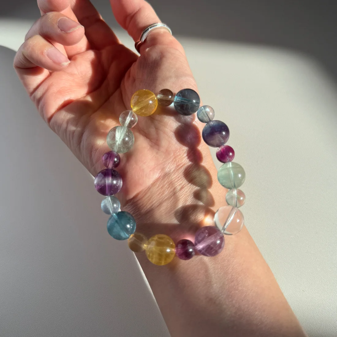 Bubble Fluorite Bracelet