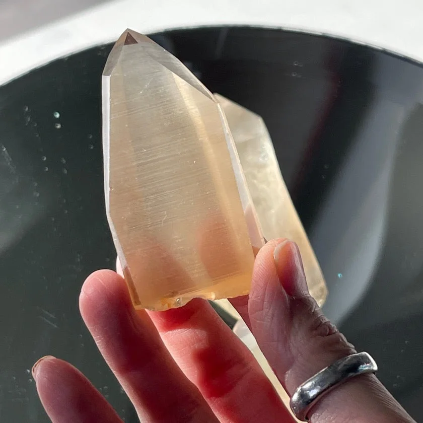 Citrine Lemurian Point