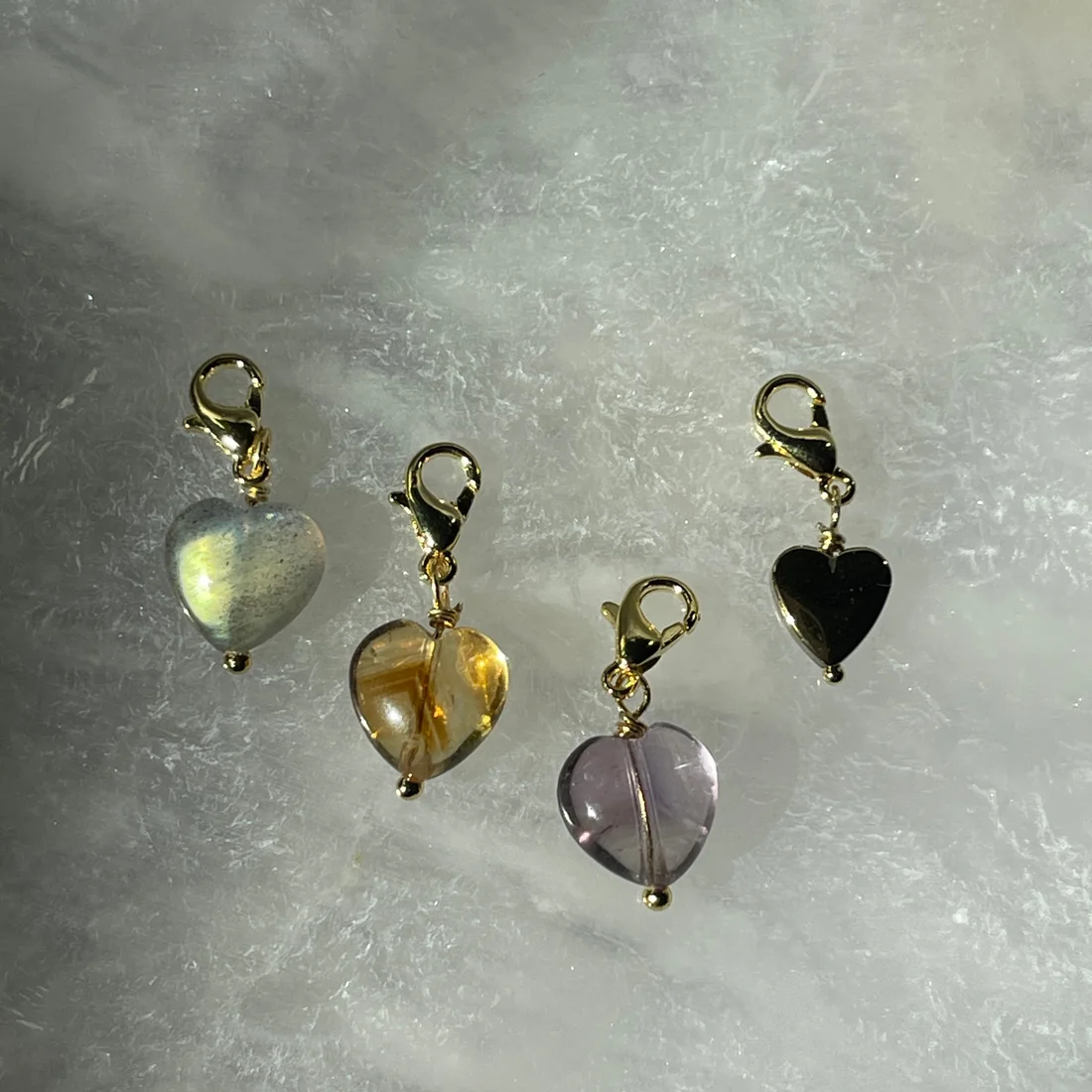 Crystal Heart Charm