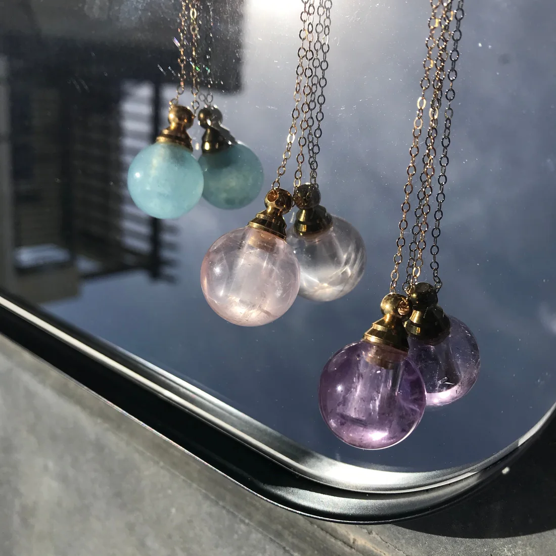 Crystal Perfume Sphere Bottle