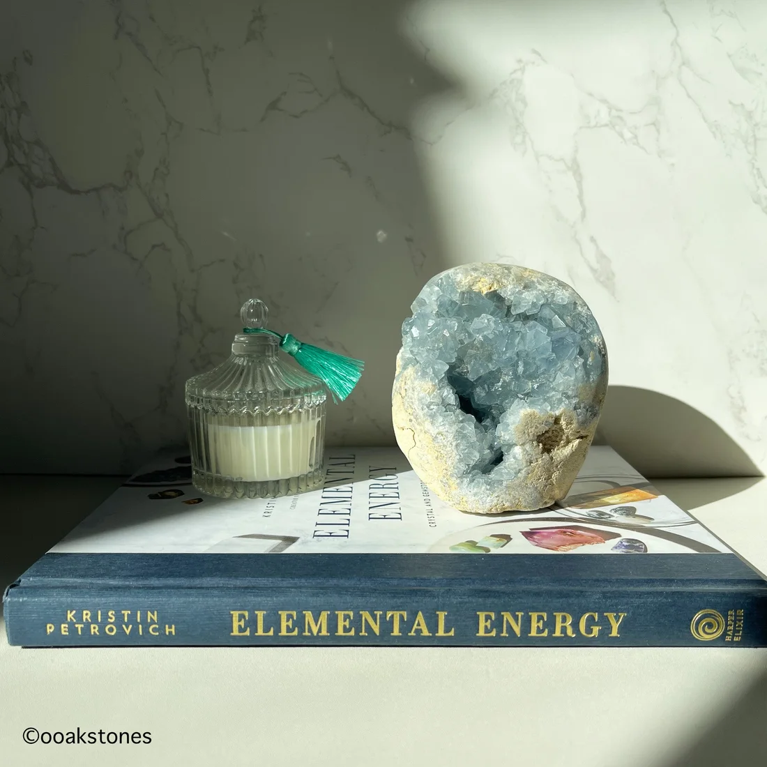 Cut Base Celestite Cluster