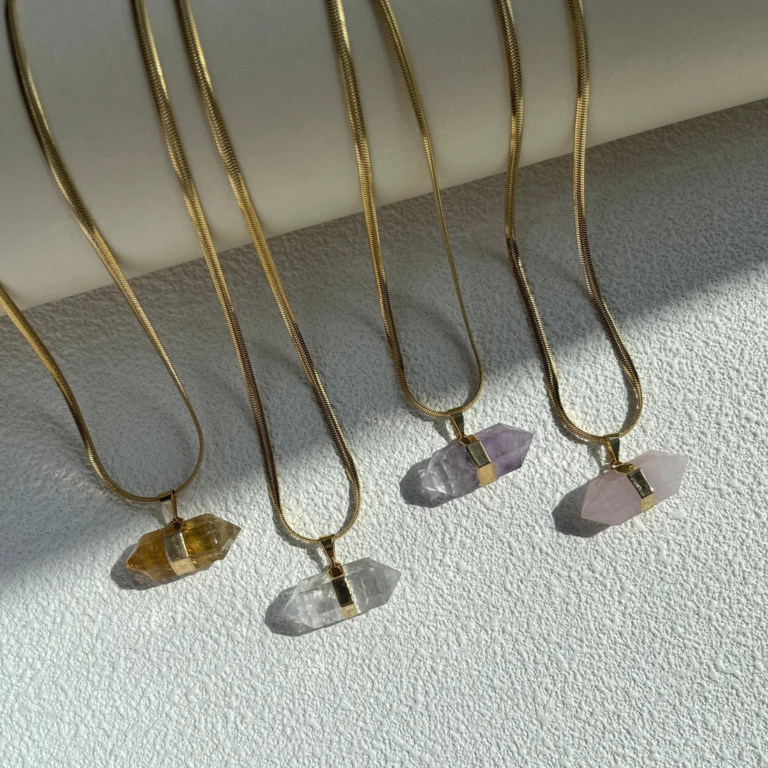 Double Terminated necklace