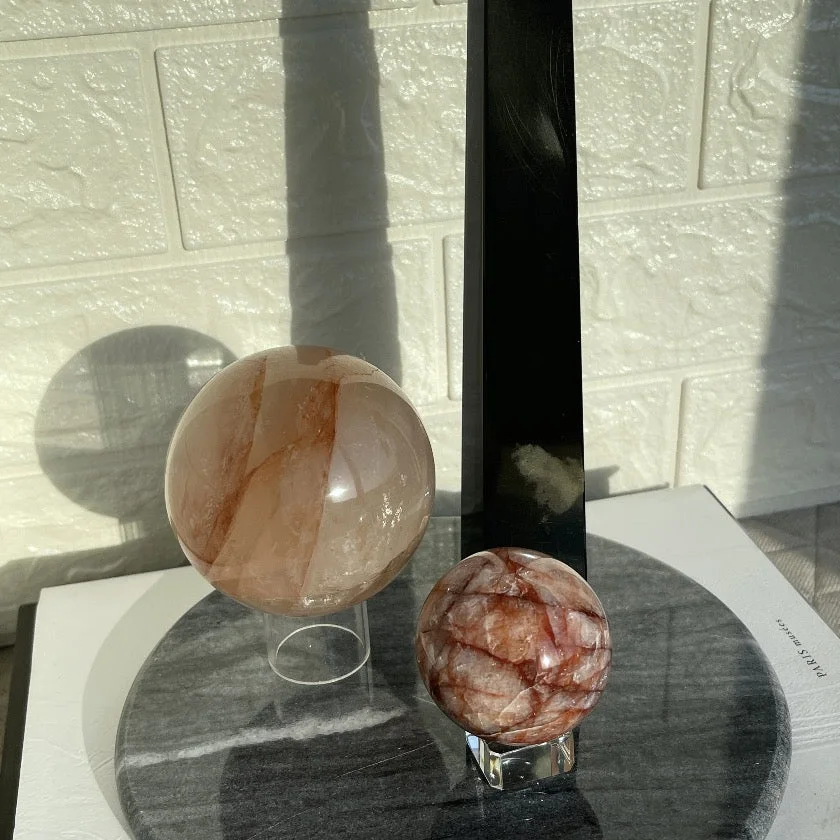 Fire Quartz Sphere