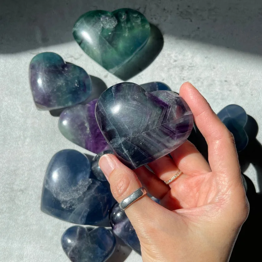 Fluorite Heart