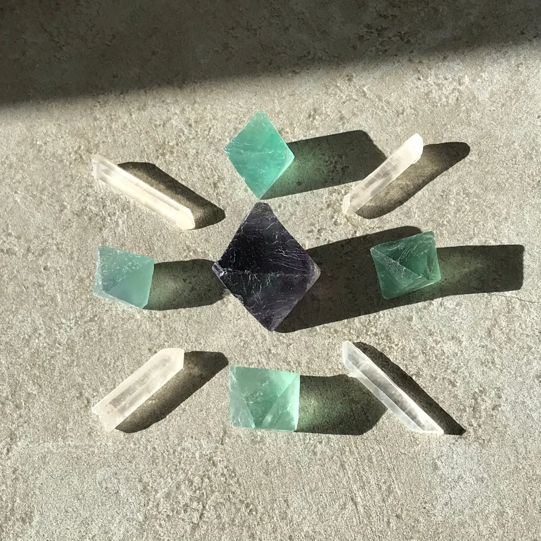 Fluorite Octahedron (1 pc)