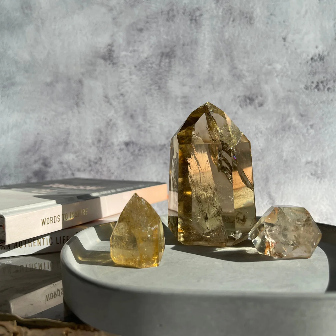 High Clarity Natural Brazilian Citrine - Point