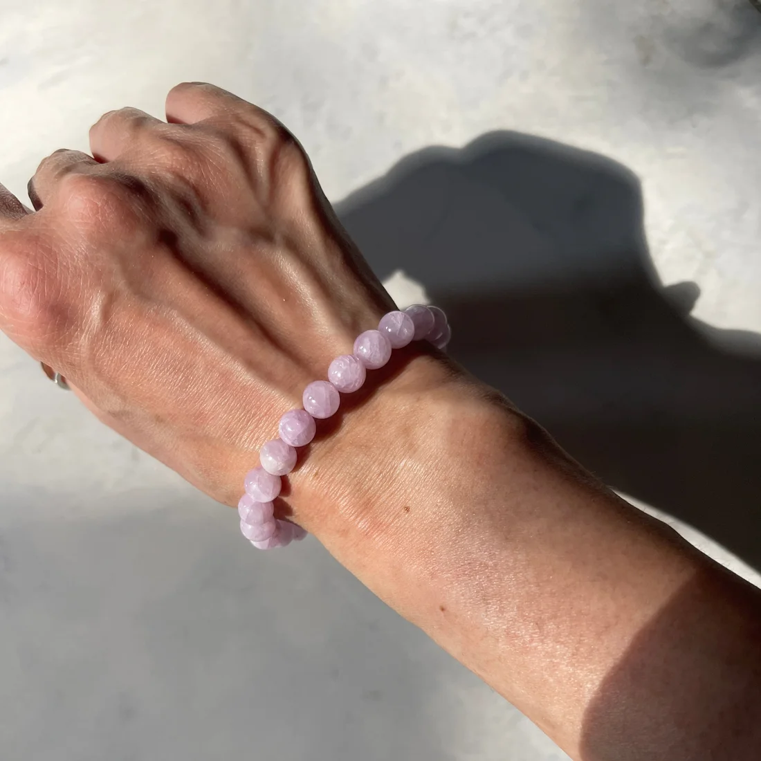 Kunzite Beaded Bracelet