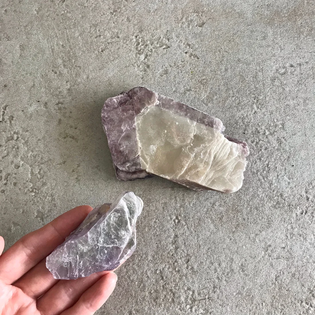 Lepidolite Slice