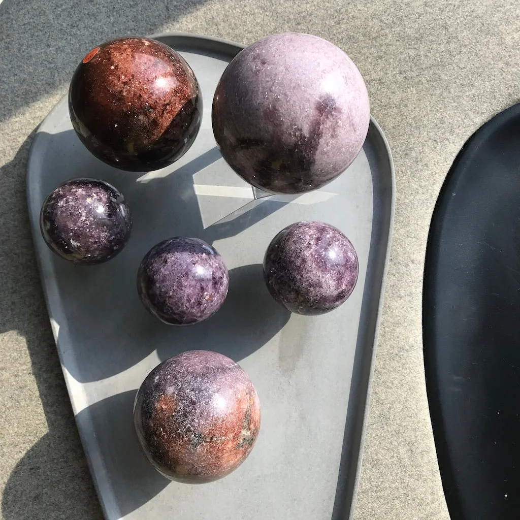 Lepidolite Sphere