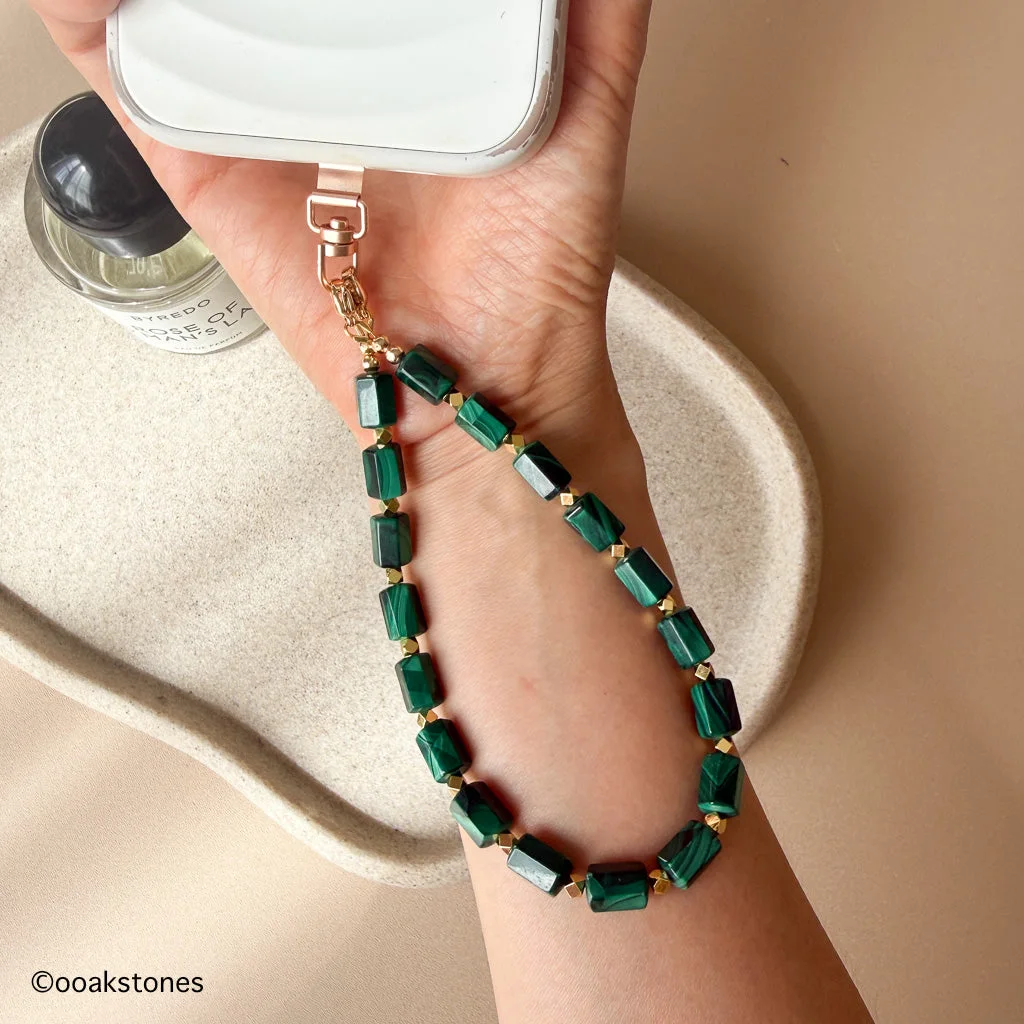 Malachite Phone Strap