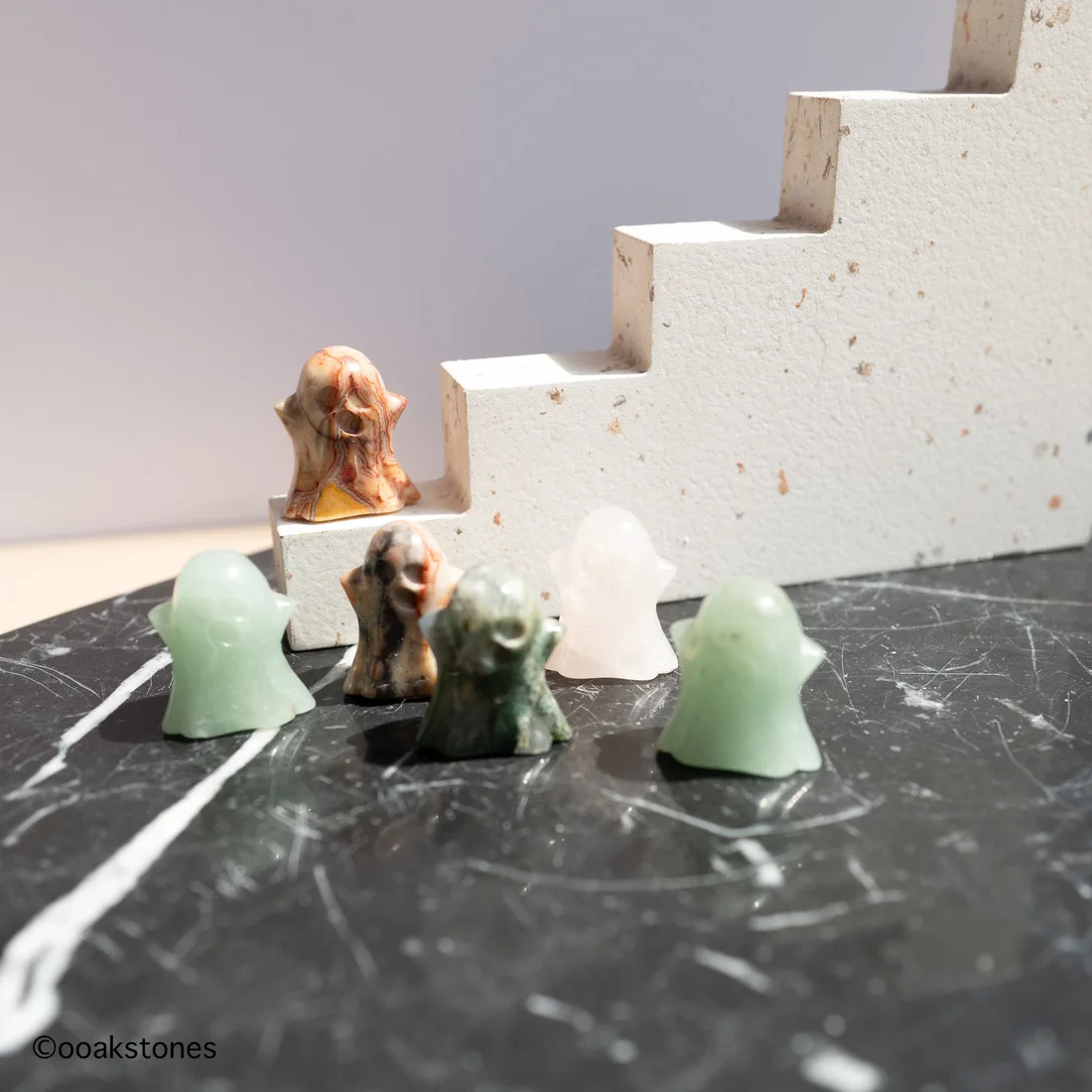 Mini Crystal Ghost | Halloween Crystal Carving