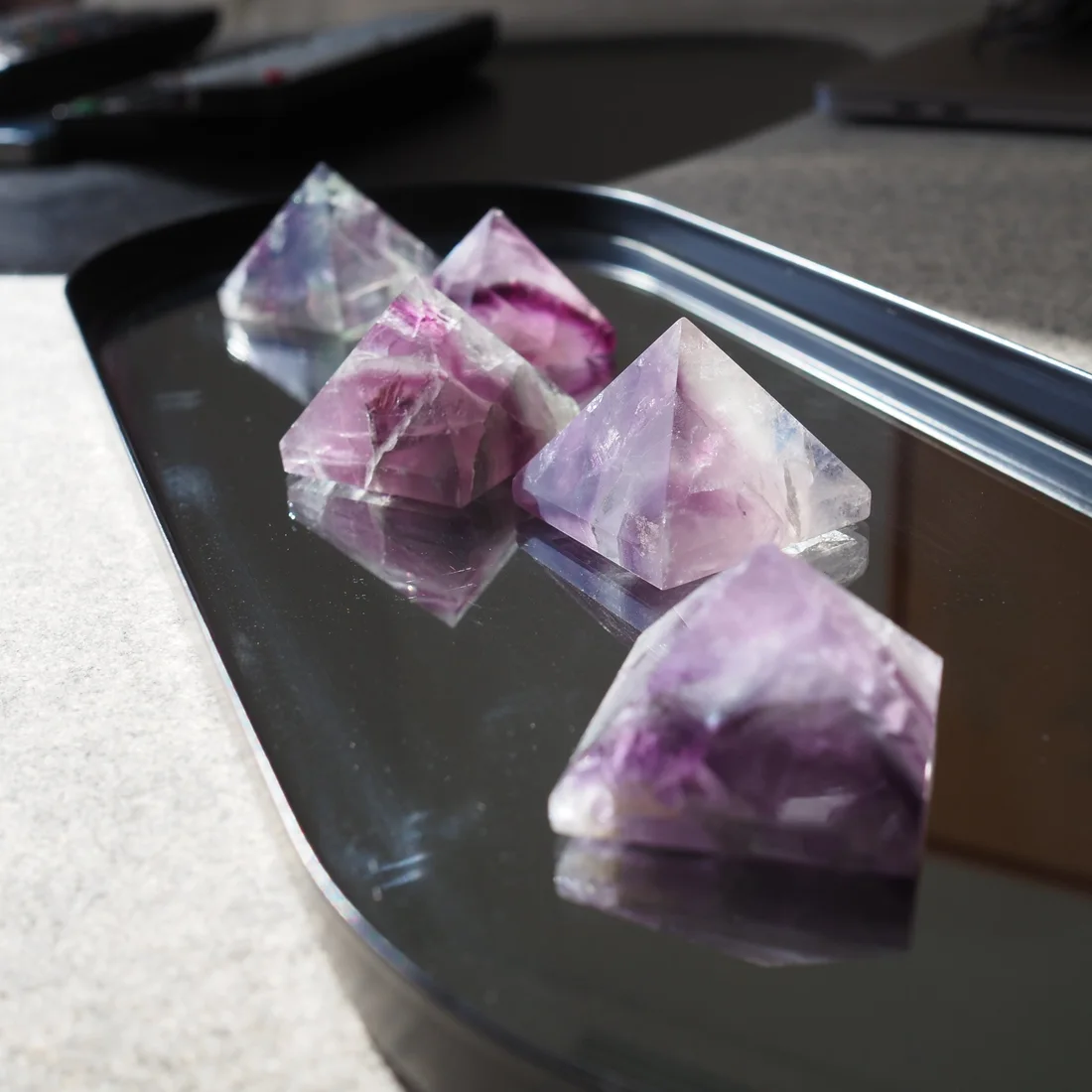 Mini Fluorite Pyramid