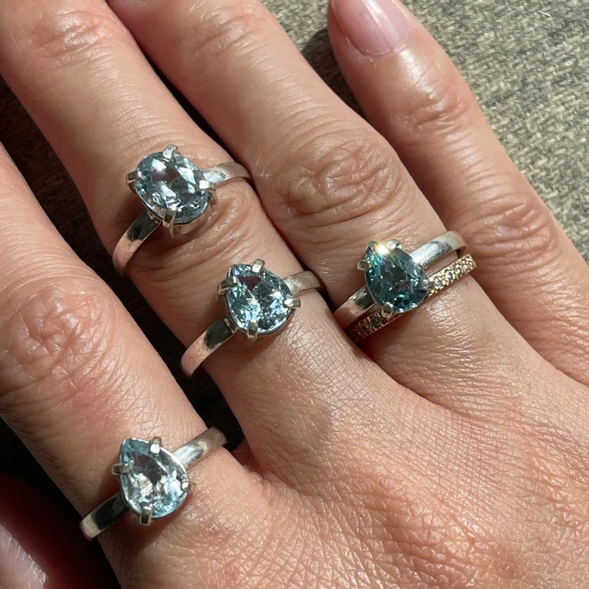 Blue Topaz Ring