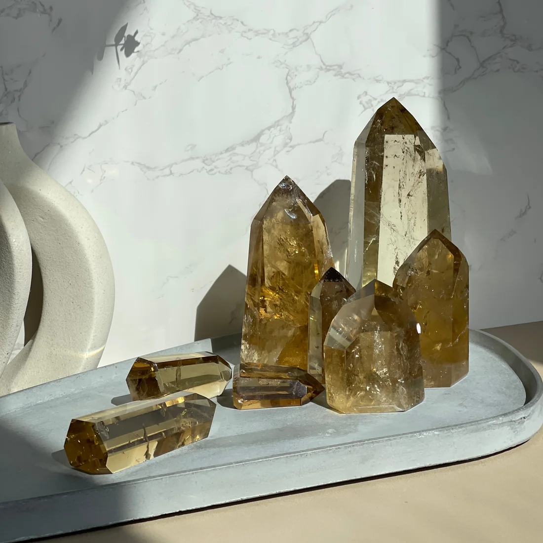 Natural Brazilian Citrine Point