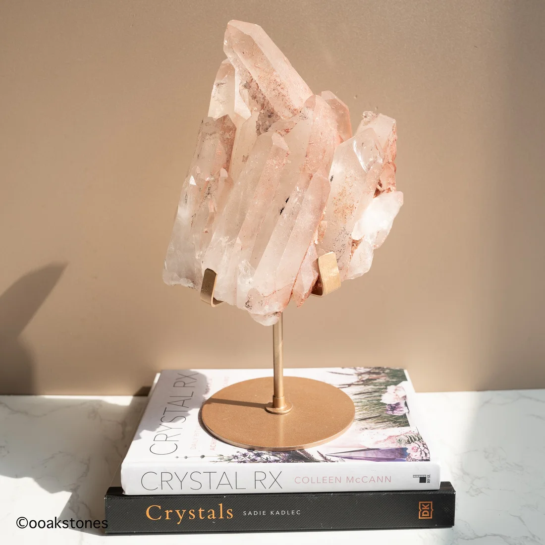 Natural Red Quartz Sculptural Cluster