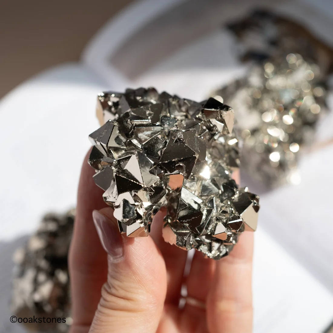 Octahedron Pyrite Cluster | Peru
