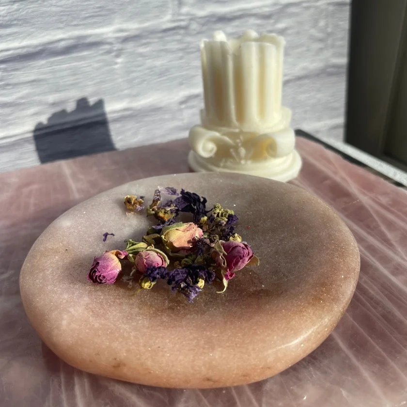 Pink Amethyst Jewelry Dish