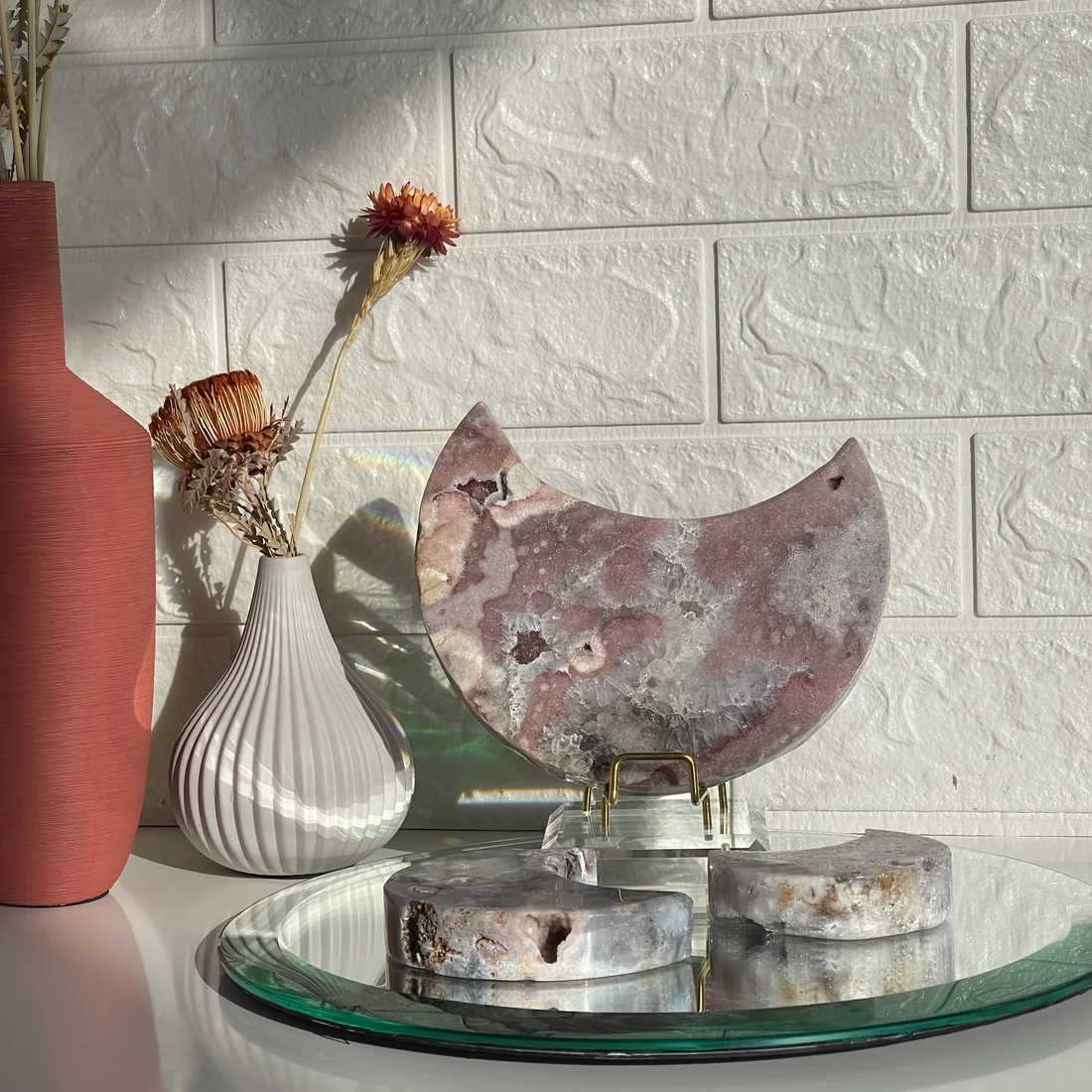 Pink Amethyst Moons
