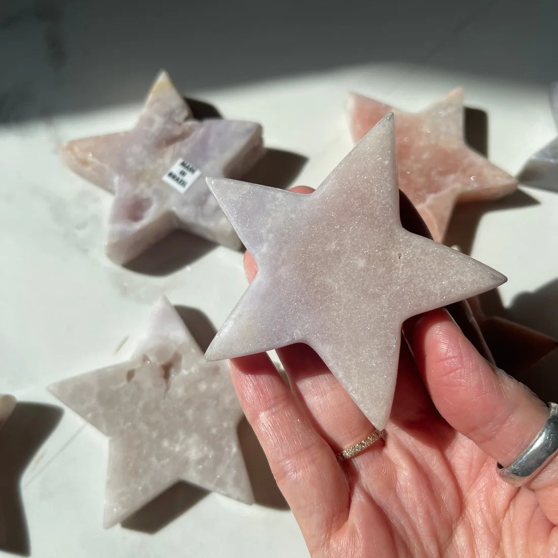 Pink Amethyst Star