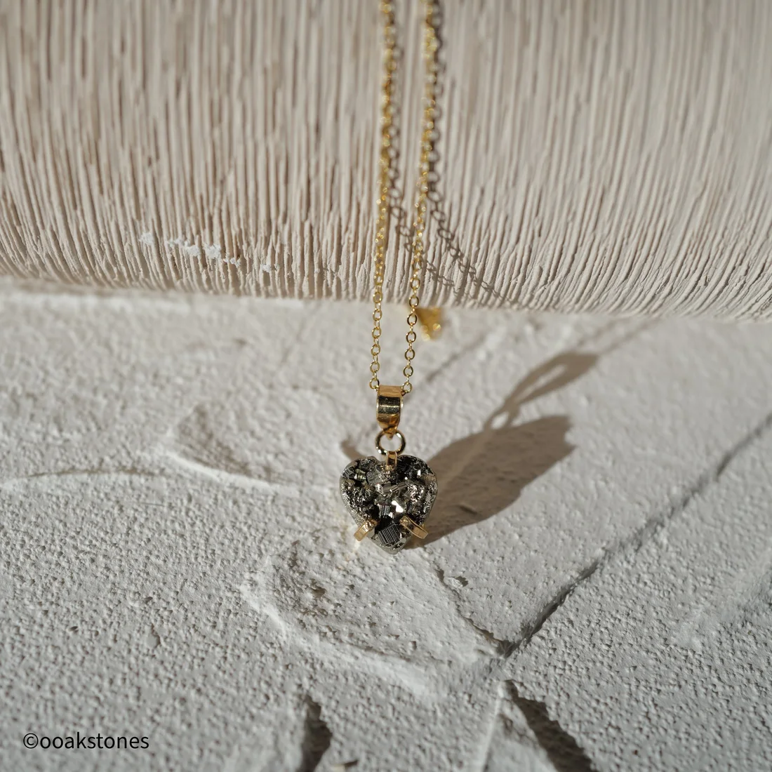Pyrite necklace