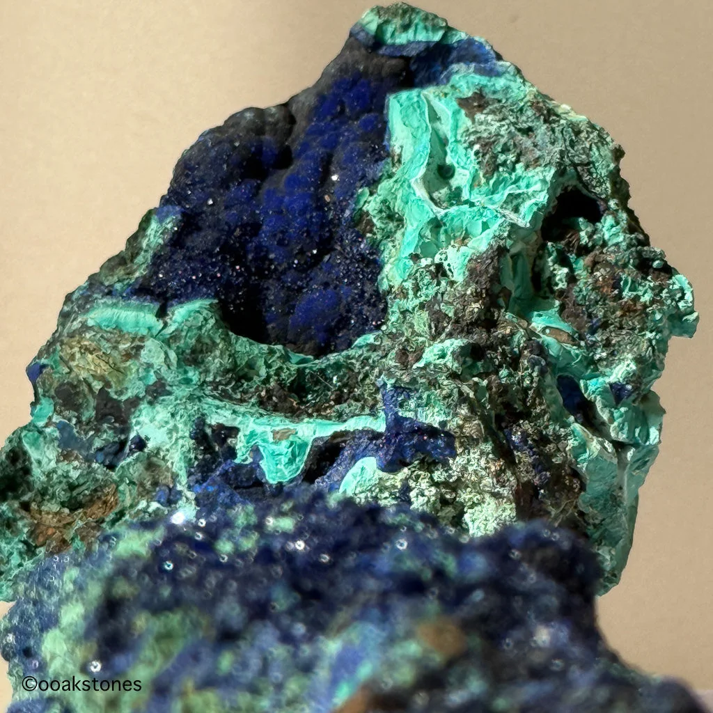 Raw Azurite with Malachite | Anhui, China