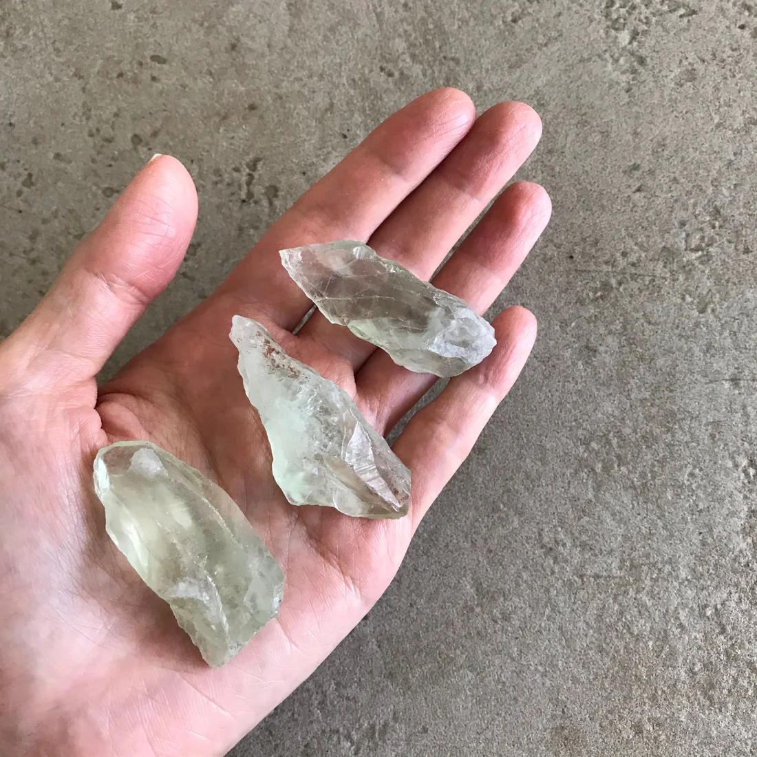 Raw Prasiolite
