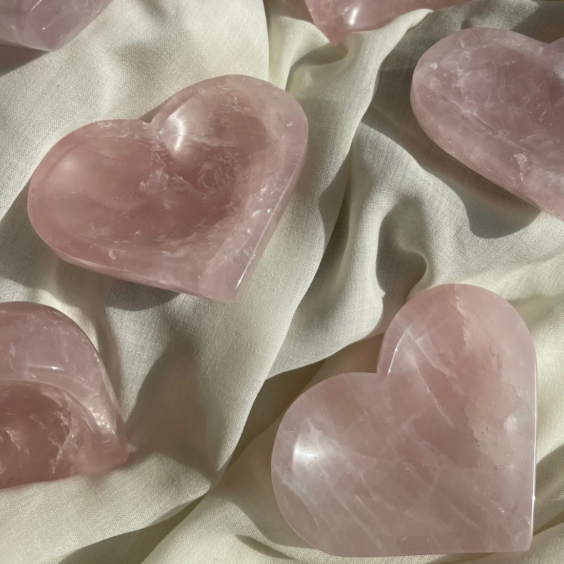 Rose Quartz Heart Bowl