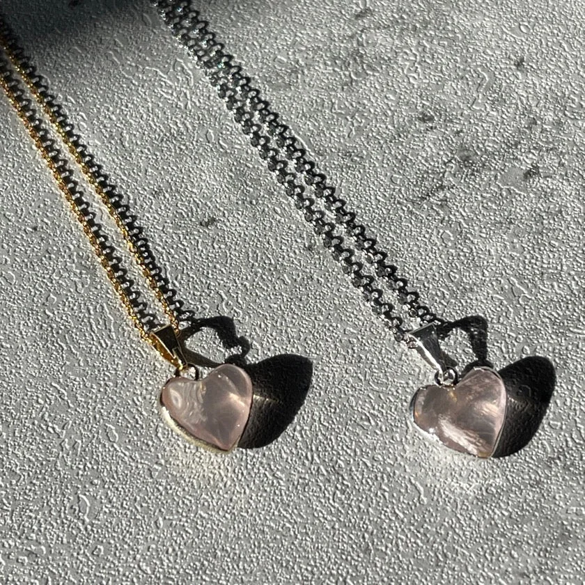 Mini Crystal Heart Necklace