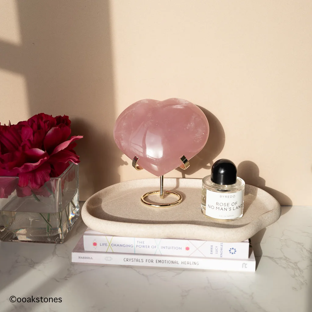 Rose Quartz Heart