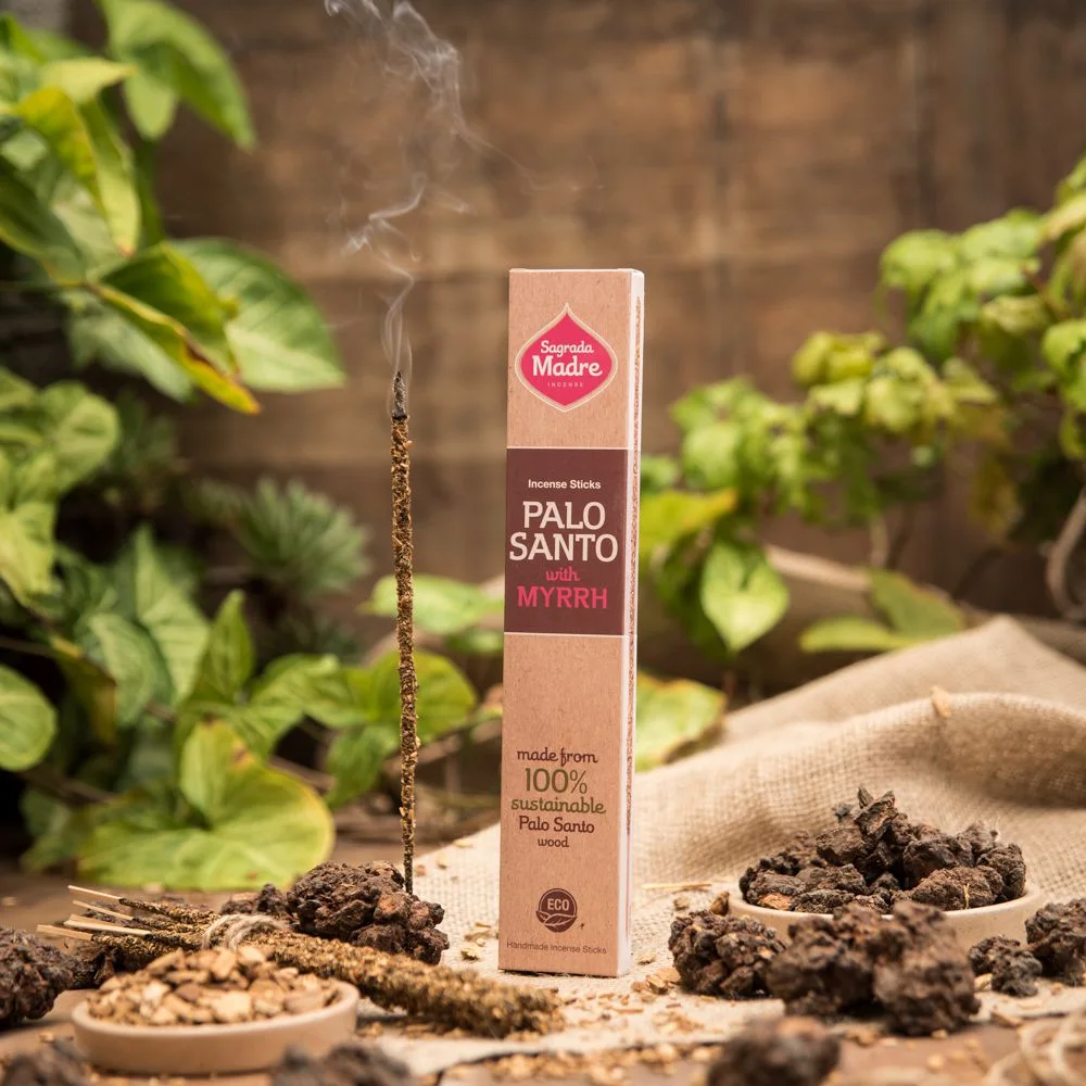 Sagrada Madre - Palo Santo with Myrrh Incense Sticks