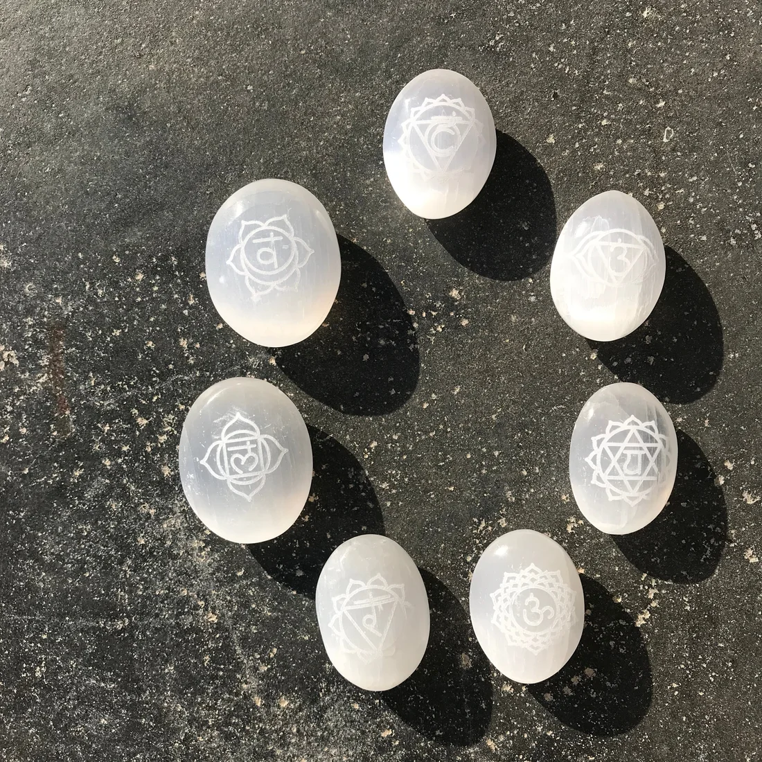 Selenite Chakra Cab