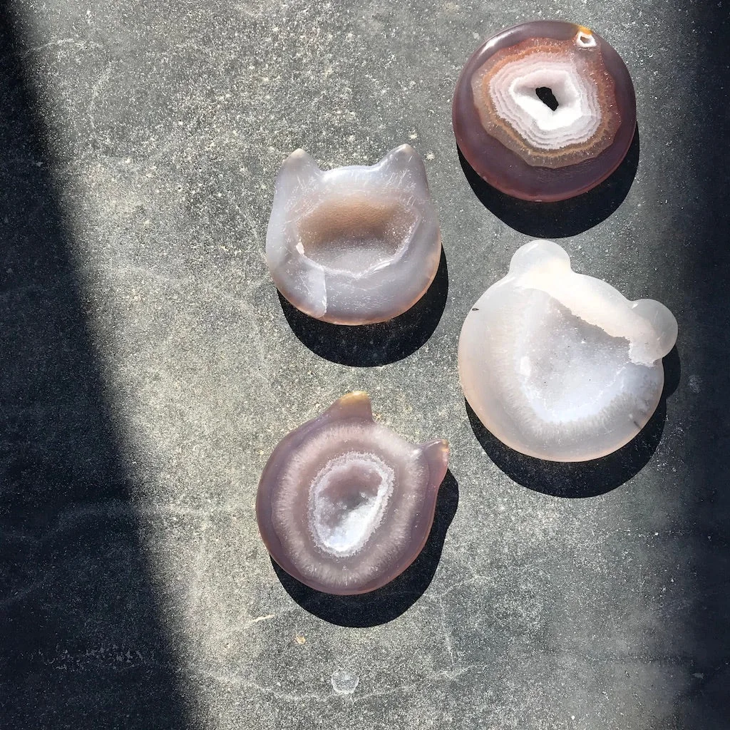Shaped Agate Plate