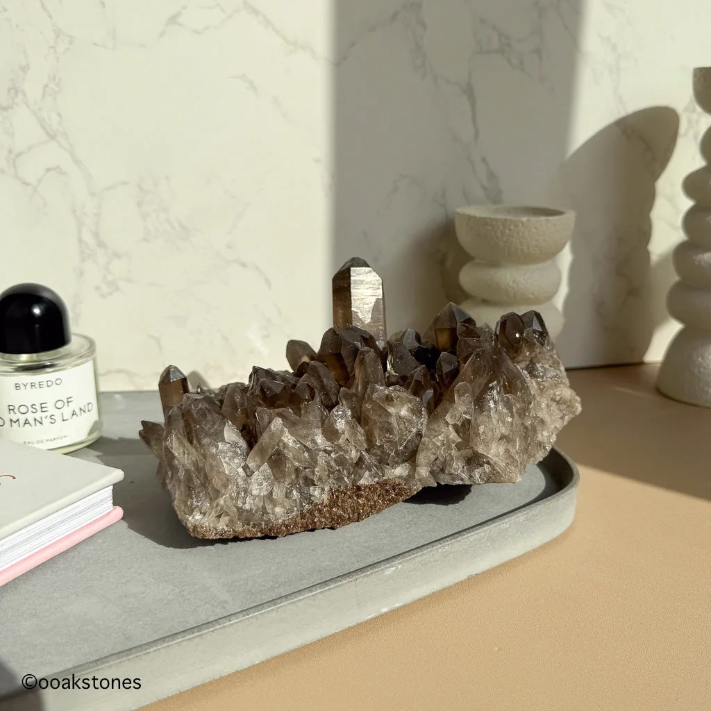 Smoky Quartz Clusters