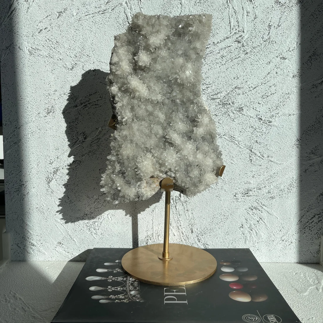 Statement Chrysanthemum Clear Quartz Cluster