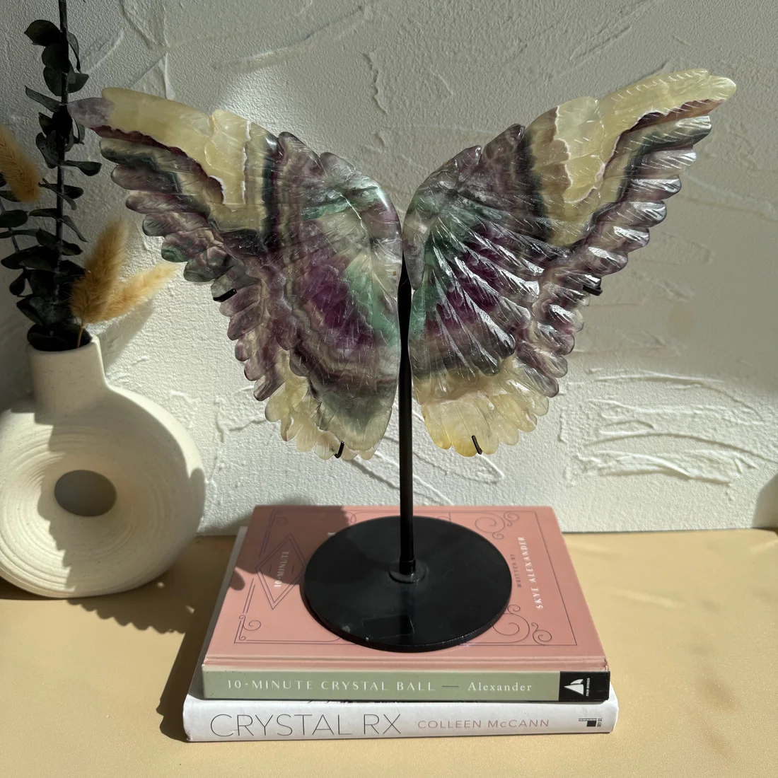 Statement Rainbow Fluorite Wings