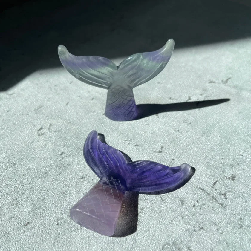 "Under The Sea" crystal carving