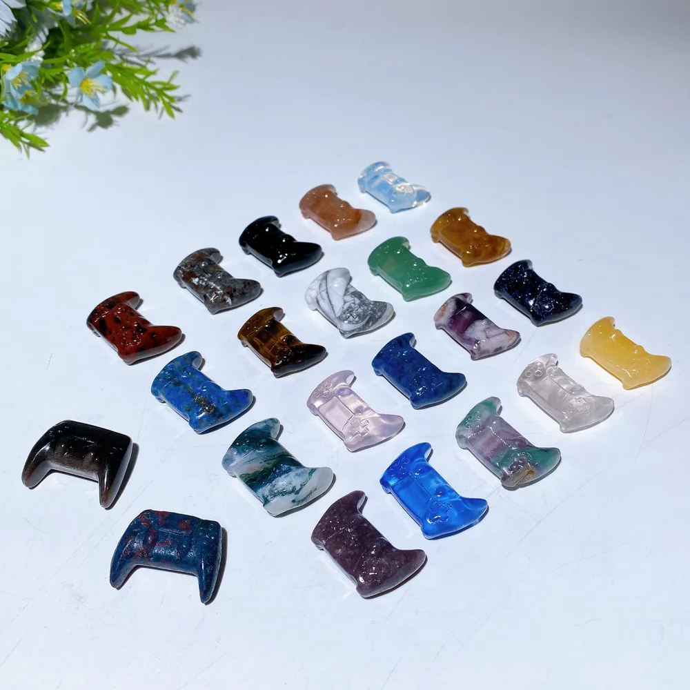 1.1” Crystal Game Controller Carving Crystal Healing Bulk Wholesale