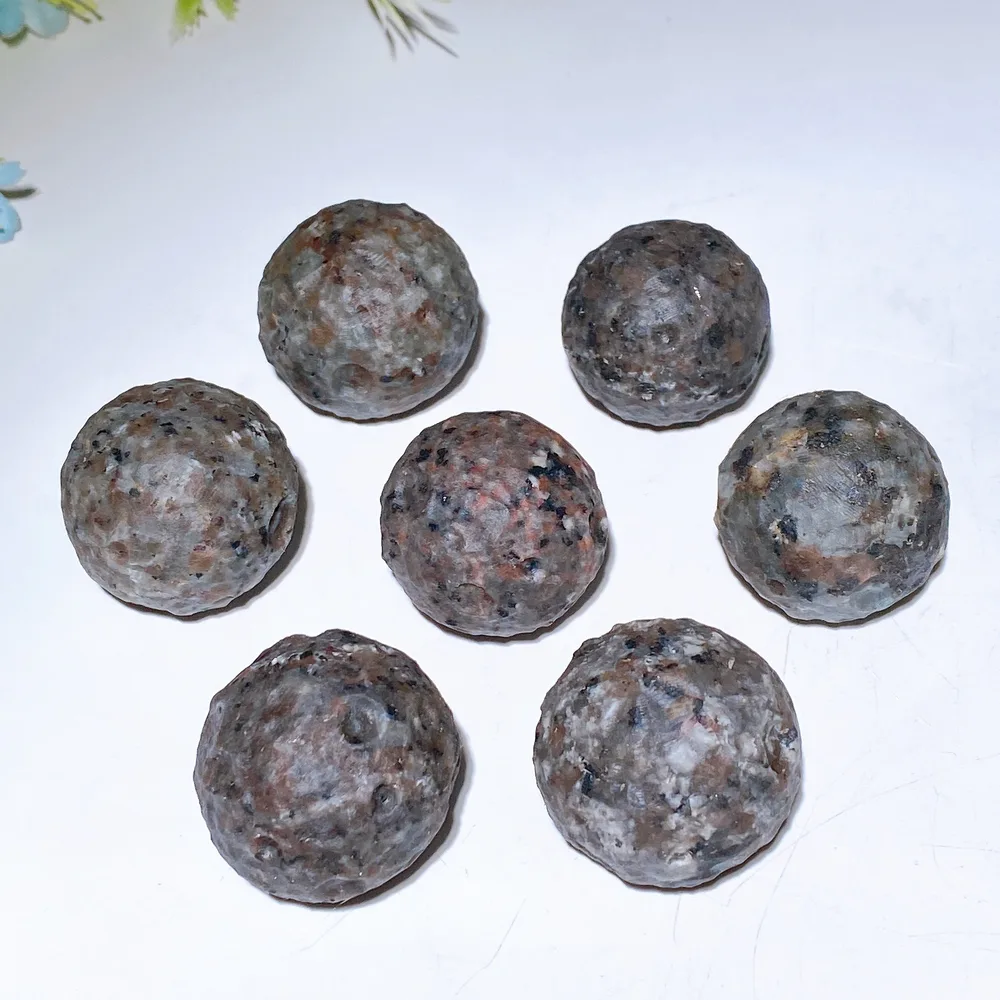 1.3" Yooperlite Planet Sphere Crystal Healing Bulk Wholesale
