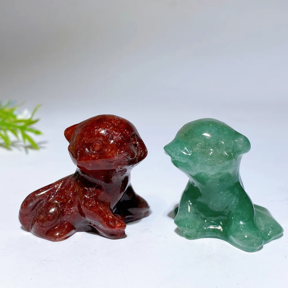 1.4" Crystal Otter Carving Crystal Healing Bulk Wholesale