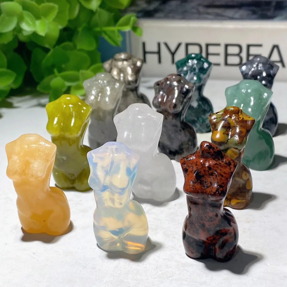 1.4" Mixed Crystal Model Carvings Bulk Wholesale