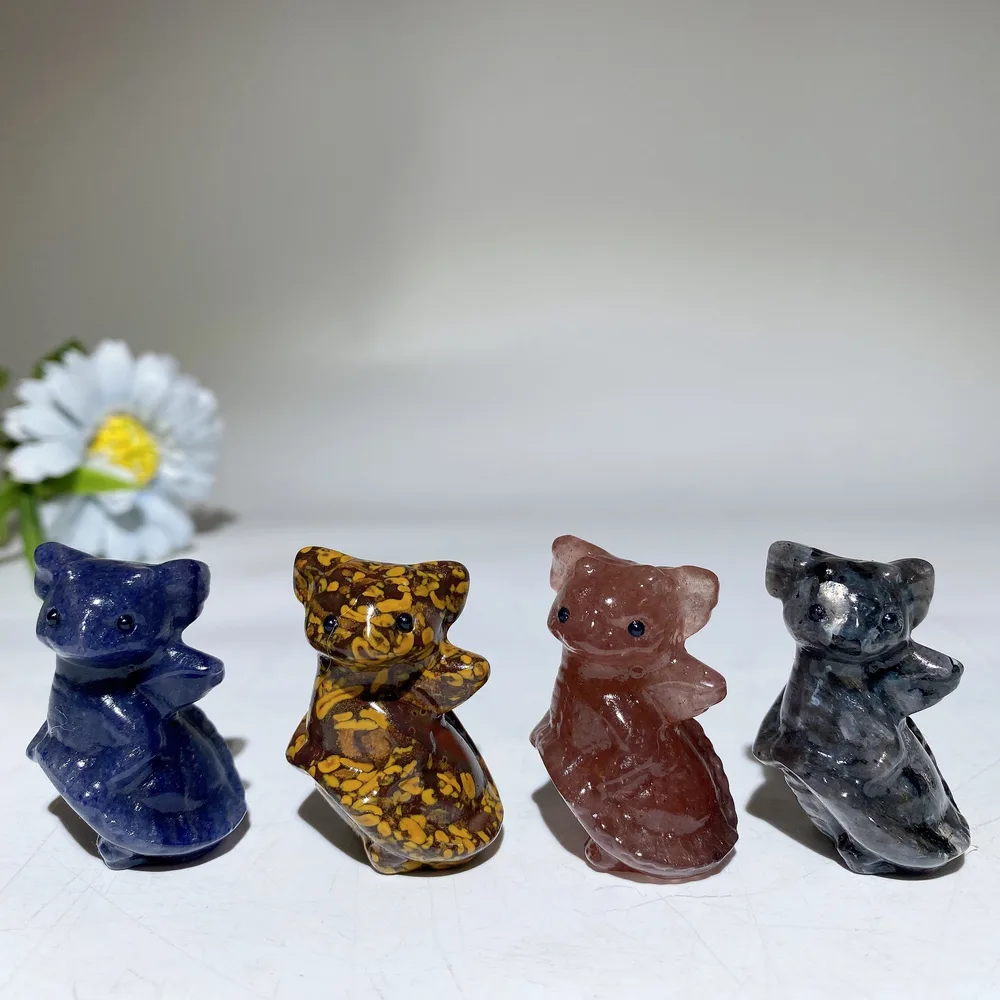 1.5" Crystal Dragon Carving Crystal Healing Bulk Wholesale
