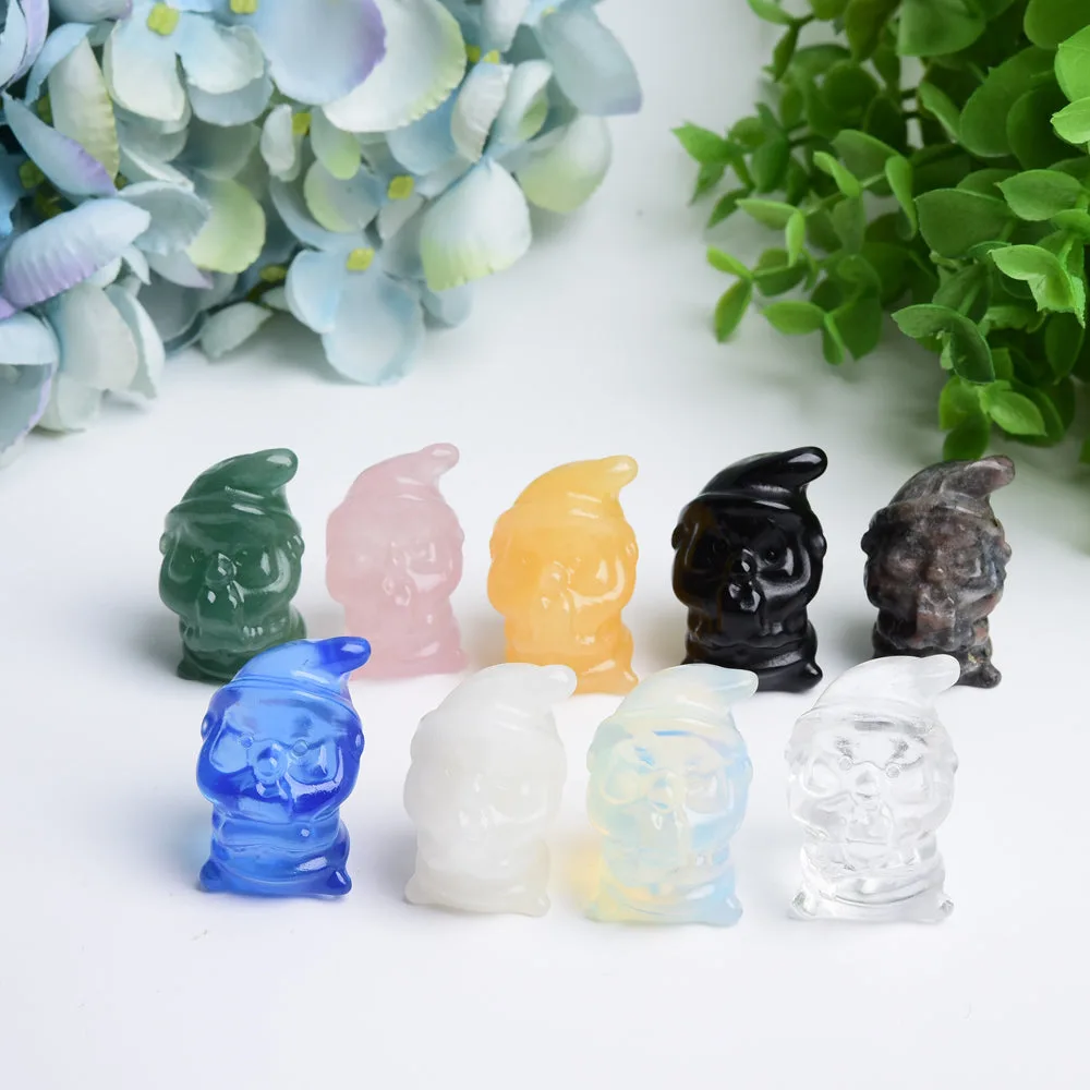 1.5" Mixed Crystal Santa Christmas Carving Bulk Wholesale