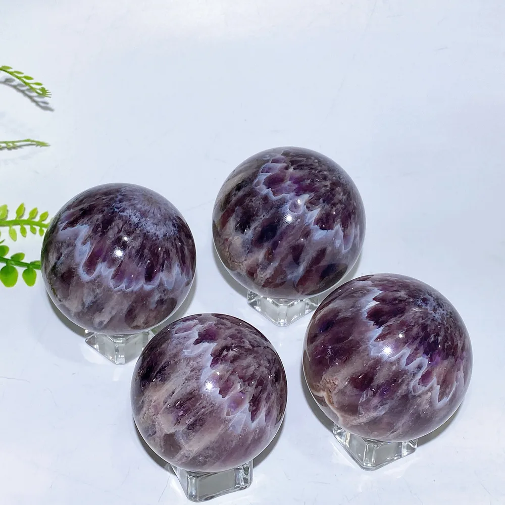 1.8"-2.5" Iris Amethyst Sphere Crystal Healin Bulk Wholesale